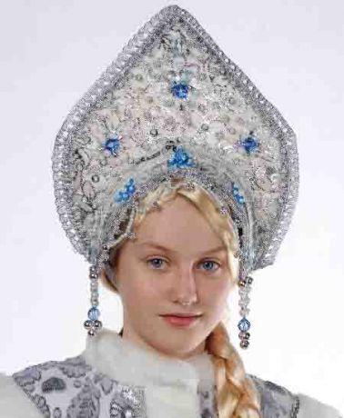 Кокошник "Серебро"