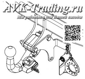 Фаркоп Thule 564300 для Hyundai Santa Fe 2012- быстросъёмный с крюком-автоматом BMA