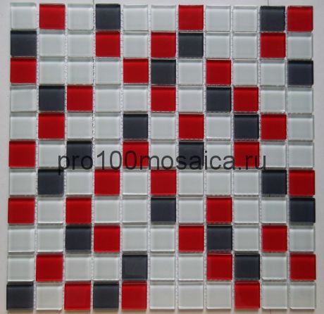S-455  стекло . Мозаика серия CRYSTAL,  размер, мм: 300*300 (NS Mosaic)