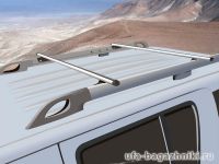 Багажник на крышу Nissan Pathfinder, прямоугольные дуги на рейлингиБагажник на крышу Nissan Pathfinder, аэродинамические дуги на рейлинги