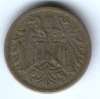 10 геллеров 1895 г. Австрия
