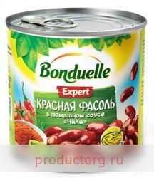 Фасоль bonduelle красная в соусе "чили" 400г