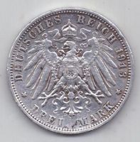 3 марки  1913 г. Саксония.Германия