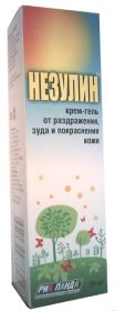 НЕЗУЛИН. КРЕМ-ГЕЛЬ  ОТ  РАЗДРАЖЕНИЯ, ЗУДА  И  ПОКРАСНЕНИЯ  КОЖИ, 30 МЛ.