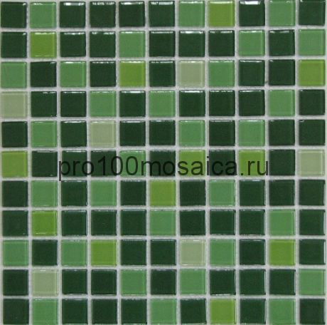 Jump Green №1 (dark) сетка. Мозаика вид РАСТЯЖКИ размер, мм: 300*300 доп элемент
