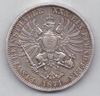 1 талер 1871 г. Пруссия