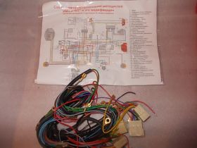 Проводка мотоцикла Урал ИМЗ-8.1037 и его модификаций (включая мотоциклы с приводом на колесо коляски)   новая 800р