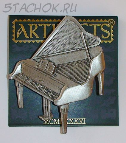 Брошь "Концертный рояль" под олово