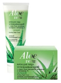 ВИТЭКС. ALOE. КРЕМ  ДЛЯ  ЛИЦА  НОЧНОЙ  (УСПОКАИВАЮЩИЙ)