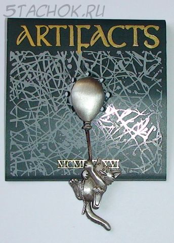 Брошь "Котик на воздушном шарике-2" под олово