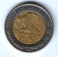 1 песо 2005 г. Мексика