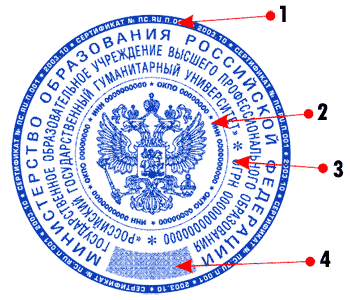 Печать гербовая