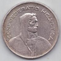 5 франков 1937 г. Швейцария