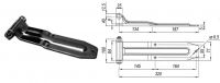 Петля заднего портала 320 мм Zn (Арт: 41026)