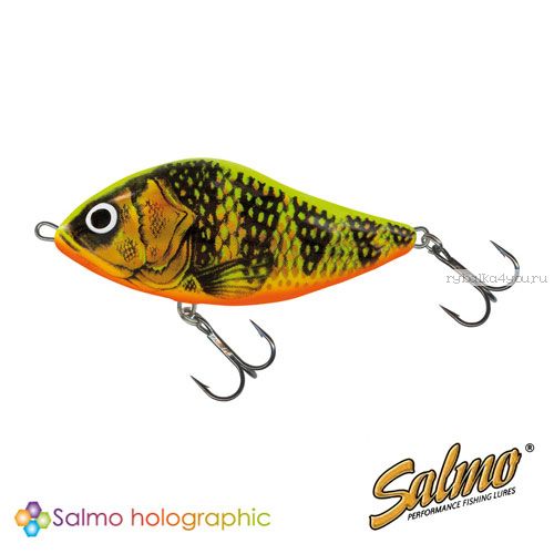 Воблер Salmo SLIDER F 60 цвет GFP / до 0,5 м