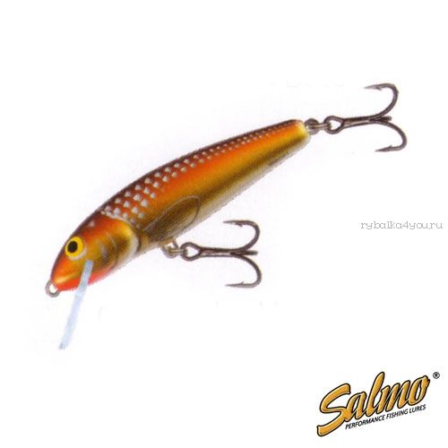 Воблер Salmo MINNOW F 50 цвет GM / до 1 м