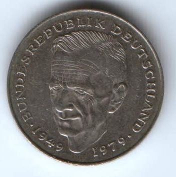 2 марки 1983 г. ФРГ Германия