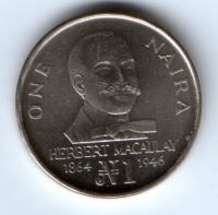 1 найра 1993 г. Нигерия