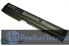 Аккумуляторная батарея для ноутбука HP Compaq  8710w  nc4200 nw9440 14.8V 5200mAh черная