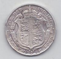 1 / 2 кроны 1915 г. Великобритания