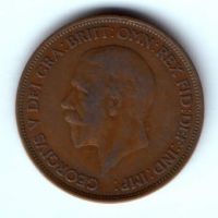 1 пенни 1936 г. Великобритания