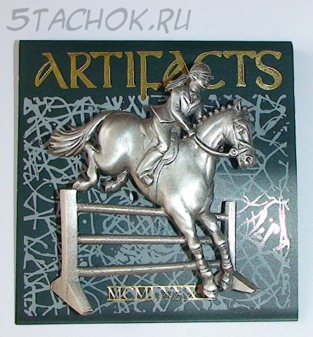 Брошь "Наездница" под олово