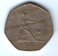 50 пенсов 1981 г. Великобритания