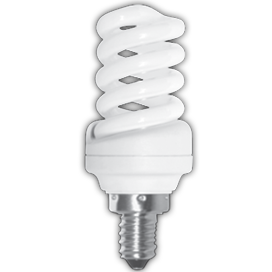 Ecola Spiral 15W Mini S-16A 220V E14 6400K 105x43