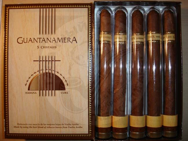 Кубинские сигары Guantanamera Cristal 5 шт. и коробка 25 шт.