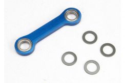 Drag link, machined 6061-T6 aluminum (blue-anodized)/ 5x8x2.5 ball bearing (2) - TRA5542X