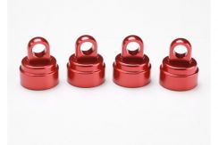 SHOCK CAPS, ALUMINUM (RED-ANODIZED) - TRA3767X