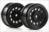 Wheel (2pcs/Black/DRT) - TRH111BK