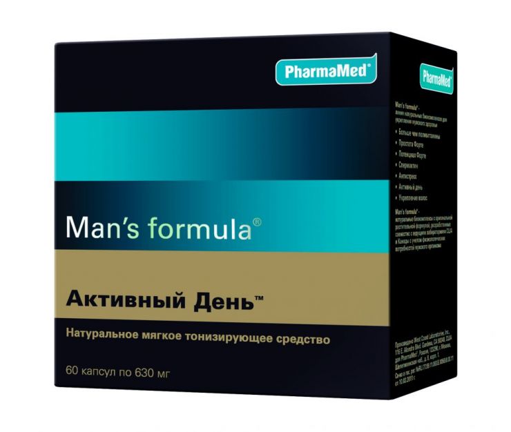 Мен-С формула активный день, 30, 60 капс