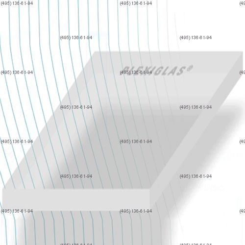 Стекло органическое бесцветное Plexiglas XT лист 2050*3050 мм толщина 6мм