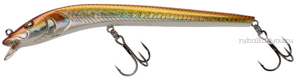 Воблер Sebile SLENDER EEL 126mm SU / 13,3гр /  до 0,6м цвет NF2