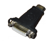 ПЕРЕХОДНИК шт.HDMI - гн.DVI-D GOLD REXANT