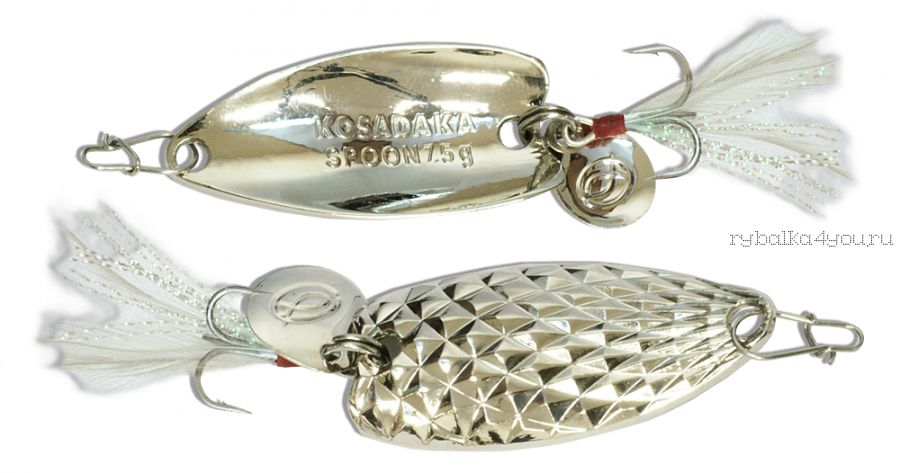 Блесна Kosadaka Pin Spoon 29мм /  2 грамм /  Silver