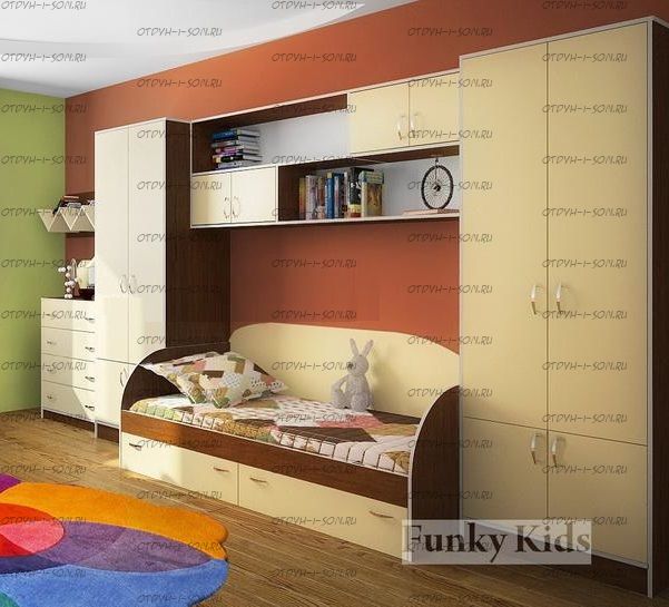 Детская стенка Фанки Кидз-17.2 СВ