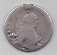 рубль 1764-1770 г.СПБ СА