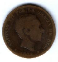 10 сантимов 1879 г. Испания