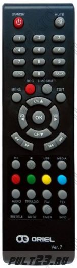 ORIEL 710, 720, 740, 750, 751, 821, 825, 840, 870, 910, 920, 950, TVK 3102HD