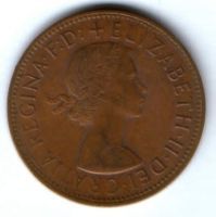 1 пенни 1964 г. Австралия