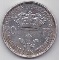 20 франков 1934 г.редкий год.Бельгия