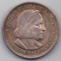 1/2 доллара 1893 г. США. Колумб