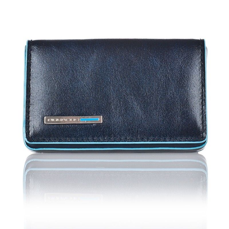 Чехол для визиток Piquadro PP1263B2/BLU2 на магните темно-синий