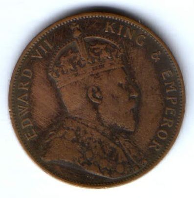 1/12 шиллинга 1909 г. Джерси Великобритания