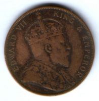 1/12 шиллинга 1909 г. Джерси Великобритания