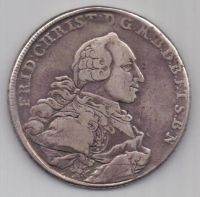 талер 1766 г. Бранденбург . Германия