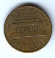 1 цент 1965 г. США