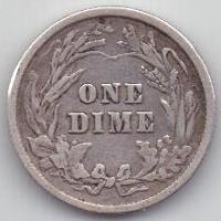 1 дайм 1900 г. США